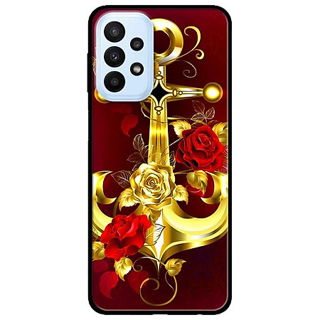 Ốp lưng dành cho Samsung A23 4G - A53 5G - A73 5G - Neo Vàng Nền Đỏ