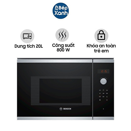 Lò Vi Sóng Bosch HMH.BFL523MS0H - Series 4 - Dung Tích 20L - Hàng Chính Hãng