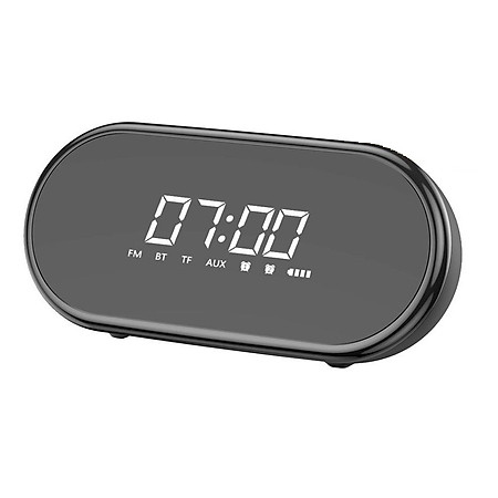 Loa Bluetooth Cao Cấp Kiêm Đồng Hồ Báo Thức & Đèn Ngủ Đa Chức Năng OLAPLE E09 - Hàng Nhập Khẩu