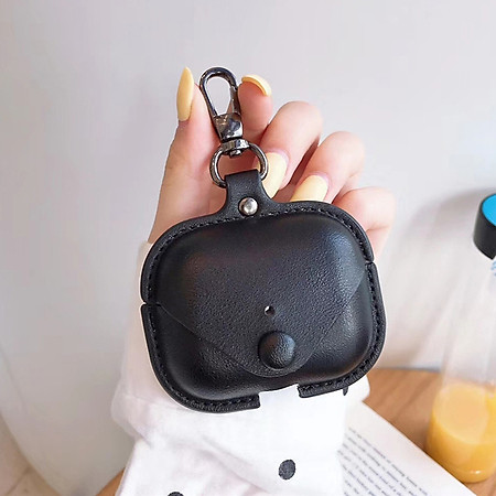 Bao Da Kai Dành cho Airpods 3 Kèm Móc Treo- Hàng Chính Hãng