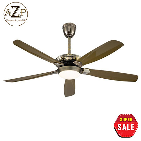 Siêu Sales QUẠT TRẦN AZP- 5 CÁNH NHỰA, CÔNG XUẤT 50W, CÓ REMOTE- Hàng Nhập Khẩu