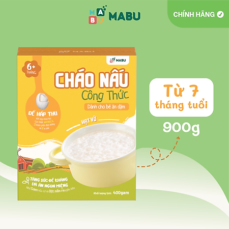 Cháo Ăn Dặm Mabu Hạt Vỡ (400g)