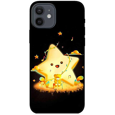 Ốp lưng cho iPhone 12 - iPhone 12 Pro - 12 Pro Max - 13 Mini - iPhone 13 - 13 Pro - 13 Pro Max - Sao Vàng May Mắn - Hàng Chính Hãng