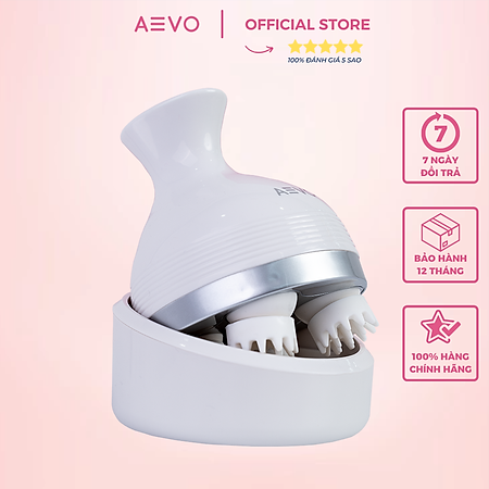 Máy Massage Đầu Cổ Vai Gáy AEVO Scalp Massager - Máy Mat Xa Chính Hãng - Matxa Đầu Giải Toả Căng Thẳng, Mệt Mỏi