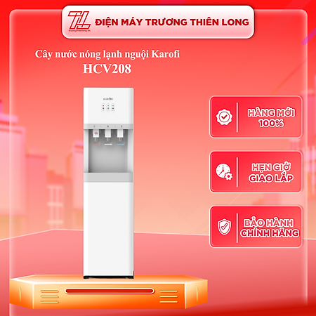 Cây Nước Nóng Lạnh KAROFI HCV208 - Hàng Chính Hãng (Chỉ giao HCM)