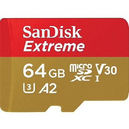 Thẻ Nhớ MicroSDXC SanDisk Extreme V30 A2 64GB 170MB/s SDSQXAH-064G-GN6MN - Hàng Chính Hãng