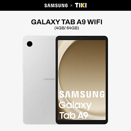 Máy Tính Bảng Samsung Galaxy Tab A9 Wifi 4GB/64GB - Đã Kích Hoạt Bảo Hành Điện Tử - Hàng Chính Hãng