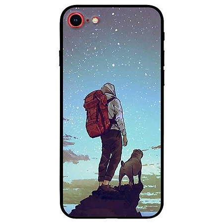 Ốp lưng dành cho iPhone 7 / iPhone 8 - iPhone Se 2020 - 7 Plus / 8 Plus mẫu Chàng Trai Và Cún