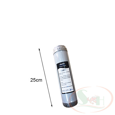 Lõi số 2 than hạt Buder UDF hoạt tính activated carbon filter RO lọc bể thủy sinh cá tép cảnh