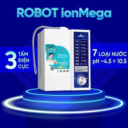 Máy Lọc Nước Điện Giải Ion Kiềm ROBOT ionMega 37 - Hàng Chính Hãng