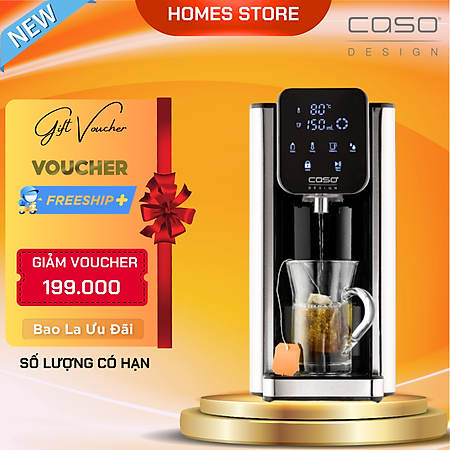 Bình Thủy Điện Giữ Nhiệt Caso HW660 - Nhập Khẩu Đức 8 Chế Độ Nhiệt Tiết Kiệm Điện 50% Với Ấm Siêu Tốc Dung Tích 2.7 Lít Công Suất 2600 W - Hàng Nhập Khẩu