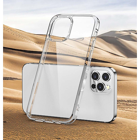 Ốp lưng trong cứng viền dẻo cho iPhone 16 / 16 Plus / 16 Pro / 16 Pro Max chống sốc chống ố , bảo vệ camera - Hàng chính hãng