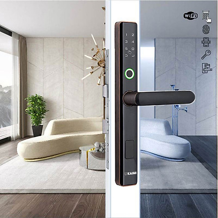 Khóa Thông Minh Cửa Nhôm Xingfa, Cửa Sắt Kaimi CN109 - Hàng Chính Hãng