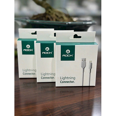 Cáp Sạc Nhanh Rock IP - USB Dành cho điện thoại Iphone Hàng Nhập Khẩu