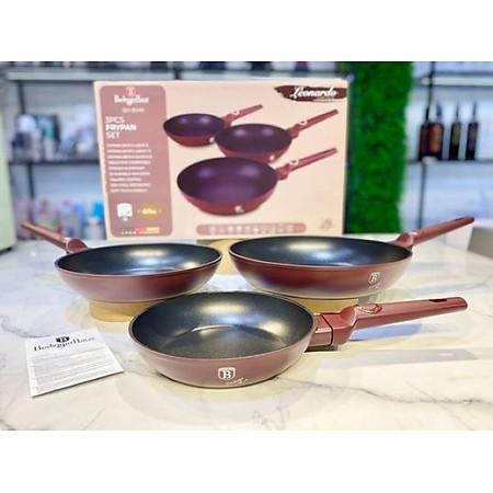 Bộ 3 chảo Berlinger Haus BH/8048 hàng chính hãng