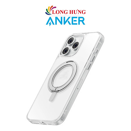 Ốp lưng Anker MagGo Magnetic 360 Ring Stand iP 16 Pro/ 16 Pro Max - Hàng chính hãng
