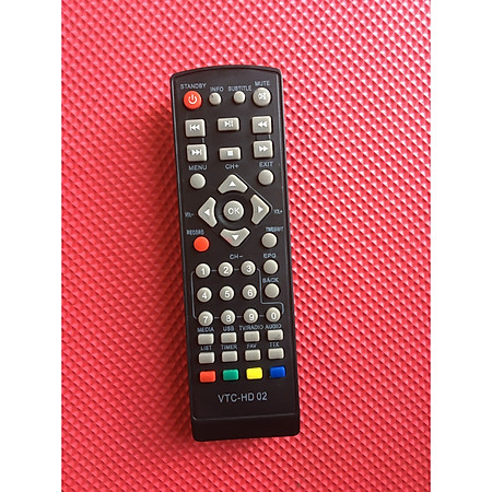Điều khiển đầu thu VTC HD02 - Hàng nhập khẩu