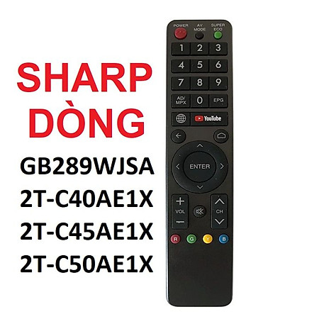Remote điều khiển tivi SHARP Smart - Hàng nhập khẩu