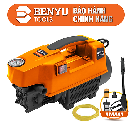 Máy Phun Xịt Rửa Áp Lực Cao 1500W Benyu BY8800