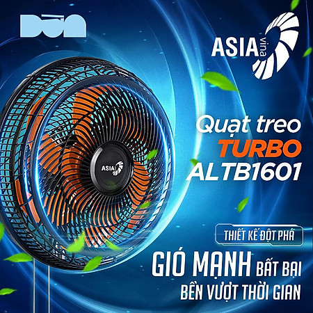 Quạt treo Asia TURBO 6 cánh 80w - bán công nghiệp -  Hàng chính hãng
