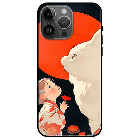 Ốp lưng cho IPhone 15 - 15 Plus - 15 Pro - 15 Pro Max - 16 - 16 Plus - 16 Pro - 16 Pro Max - Thỏ Và Bé - Hàng Chính Hãng
