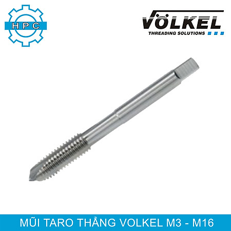 Mũi taro thẳng Volkel M3 - M16