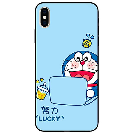 Ốp lưng cho iPhone X - iPhone Xs - Xs Max - XR - iPhone 11 - 11 Pro Max - Mèo Lucky - Hàng Chính Hãng