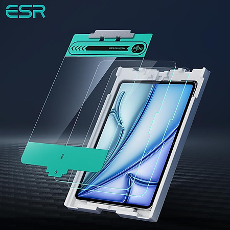 Bộ 2 Miếng kính cường lực dán màn hình dành cho iPad Pro 11/13 inch M4 & iPad Air 11/13 inch M2 M3 2025/2024 ESR Tempered Glass Screen Protector - Hàng Chính Hãng