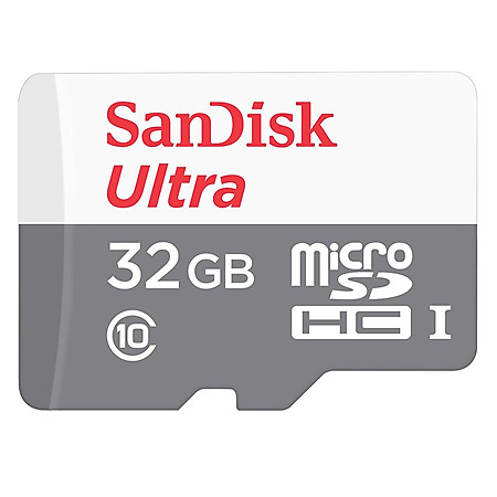 Thẻ Nhớ Micro SDHC SanDisk UHS-1 32GB Class 10 - Hàng Chính Hãng