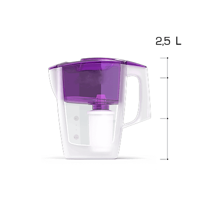 Bình lọc nước kháng khuẩn Mini nano Geyser 2.5L - hàng chính hãng