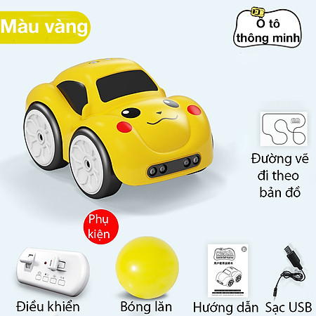 Xe ô tô điều khiển từ xa KAVY NO.8808 thông minh đa chức năng cảm biến ngoại vật, di chuyển 360 độ đi theo đường nét vẽ