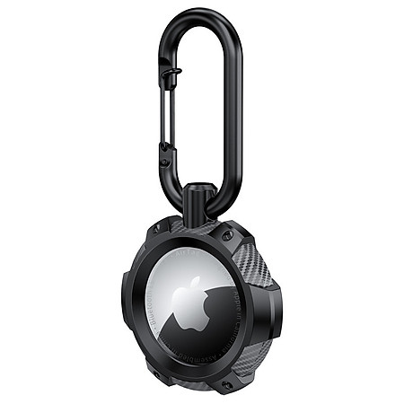Ốp Case Vỏ Bảo Vệ Armor Vân Carbon cho AirTag - Hàng Chính Hãng