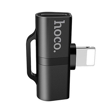 Đầu chuyển 2A Hoco LS20 kết nối iPhone sang 2 iPhone thiết kế linh hoạt gọn gàng ( 2 màu ) - Hàng chính hãng