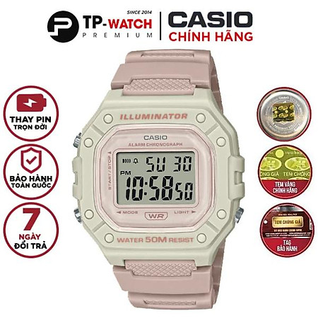Đồng Hồ Nam Dây Nhựa Casio Standard W-218HC-4A2 Chính Hãng - W-218HC-4A2VDF