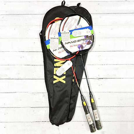 Combo 2 vợt cầu lông tập luyện - có cước kèm bao vợt 1