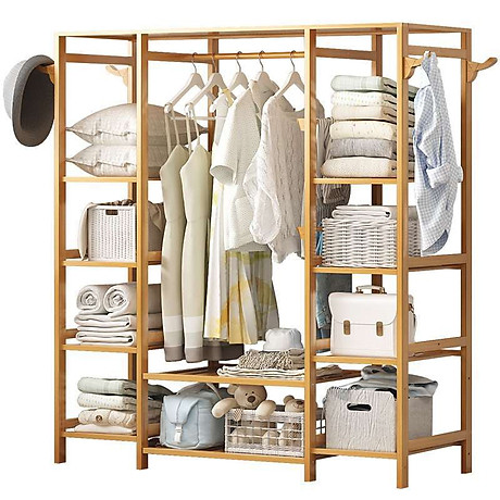 Kệ Tủ Treo Quần Ao đa Năng Xếp Gọn Gỗ Thong Tự Nhien Tủ đầu Giường Websosanhgia Com