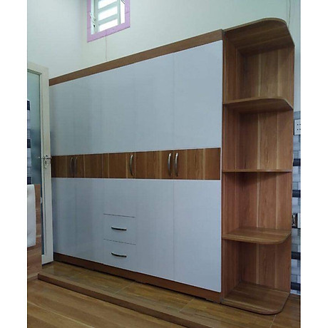 Tủ Quần Ao Gỗ Mdf 2m4x2m Mau Vang Sơn Trắng 2k Tủ đầu Giường Noithatthaicong Com Tủ Quần Ao Gỗ Mdf 2m4x2m Mau Vang Sơn Trắng 2k Tủ đầu Giường Noithatthaicong Com