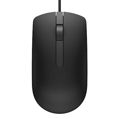 Chuột Có Dây Dell MS116 Đen - Hàng Chính Hãng