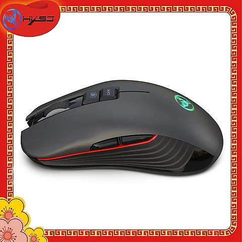 Chuột Game Không Dây Sạc Điện HXSJ T30 3600DPI Wireless 2.4GHz, USB Type C - Hàng chính hãng
