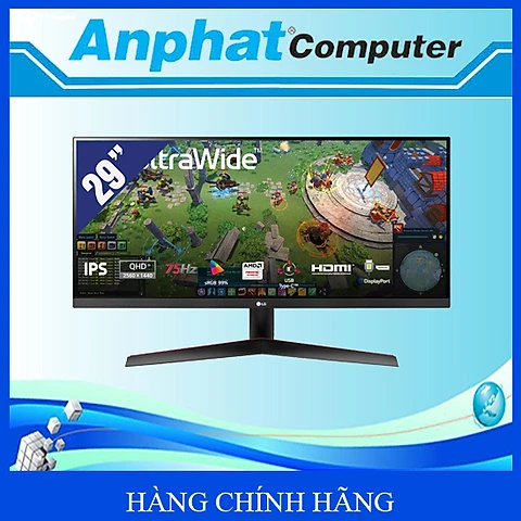Màn hình LCD LG 29WP60G 29inch2560 x 1080IPS75Hz1 msFreeSync - Hang Chinh Hang