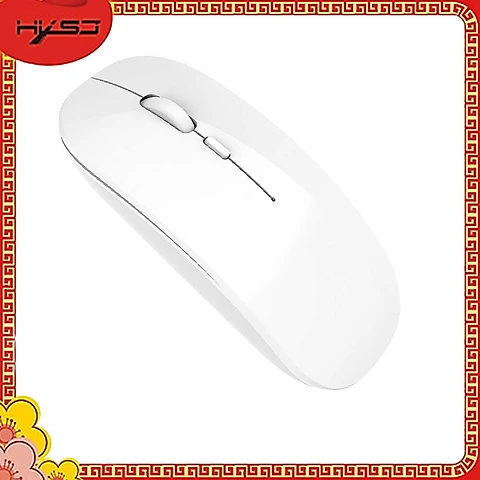 Chuột Không Dây Sạc Điện HXSJ M80 - Hàng chính hãng - Trắng