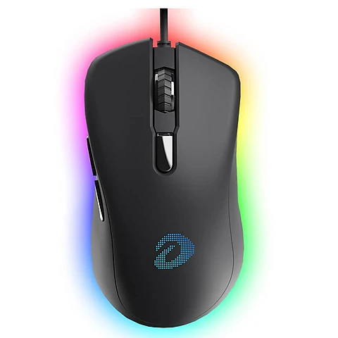 Chuột DareU Gaming EM908 LED RGB - Hàng Chính Hãng - Black