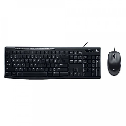 Combo bàn phím + Chuột có dây Logitech MK200