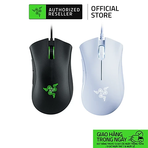 Chuột Razer DeathAdder Essential-Ergonomic Wired Hàng chính hãngRZ01-03850100-R3M1 - Black