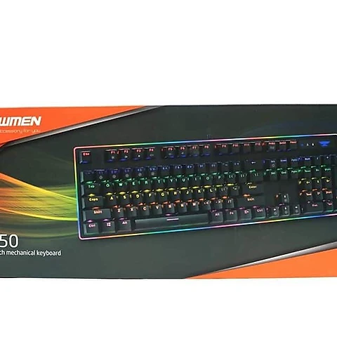 Ban phim Newmen quang cơ Gaming GM550 full led Hàng chính hãng