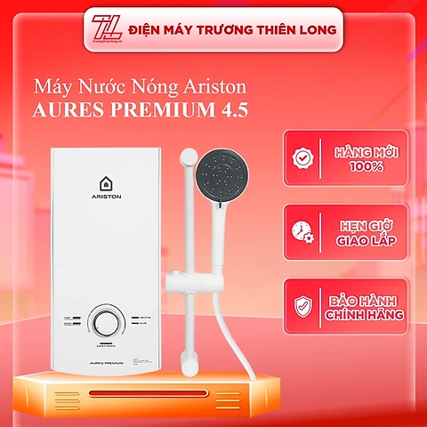 Máy nước nóng trực tiếp Ariston AURES PREMIUM 4.5 - Hàng chính hãng Chỉ giao tại HCM