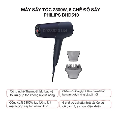 Máy sấy tóc Philips BHD510/00