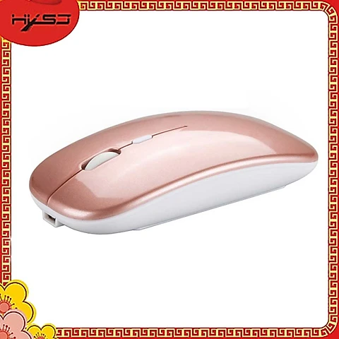 Chuột Không Dây Sạc Điện HXSJ M80 - Hàng chính hãng - Hồng