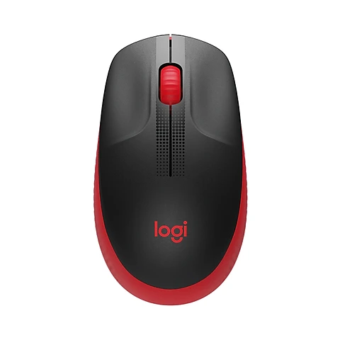 Chuột không dây Logitech M190 - Hàng Chính Hãng - Đỏ