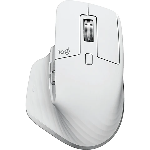 Chuột không dây Bluetooth Logitech MX Master 3s - Hàng Chính Hãng - Xám Pale Grey